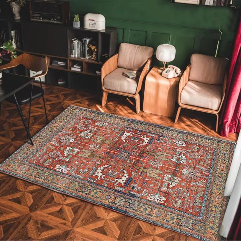 Bohemian Praní v pračce Koberec do obývacího pokoje Měkký Protiskluzový Etnický styl Koberec do ložnice Šatna Skládací Domácí dekorace