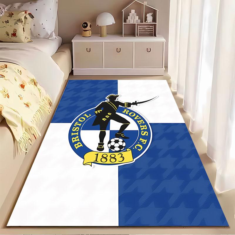 Bristol Rovers FC Logo Carpet suitable as a non-slip mat for the living room or bedroom sofa