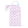 LAURA ASHLEY/COLORFUL CANDY STYLE Apron for Girls (Middle School/High School Students) with Headscarf Set, Stylish for Cooking Classes, Pretty Flaming