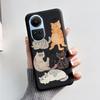 For OPPO Reno 10 5G CPH2531 Case Stylish Pattern Soft Silicone Phone Cases for Oppo Reno10 Pro Global 2023 CPH2525 Back Cover