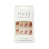 Detachable Press On Nails Set French Style Pattern with Liquid Adhesive Included Reusable False Nail Tips for Easy Application and Removal