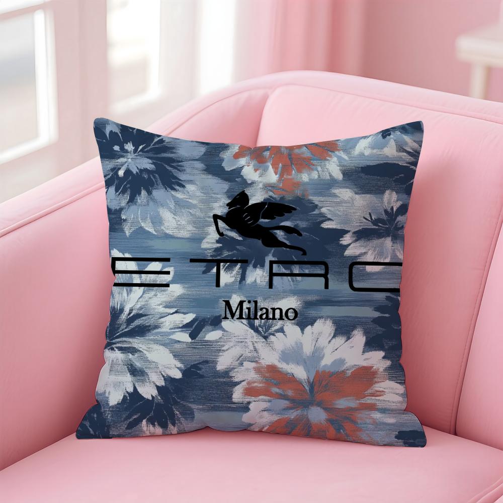 Brand E-EtroS Cushion Cover Comfortable Reversible Pillow Cover Ideal for Car Sofa Bedroom & Beyond