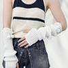 Arm Sleeves Sweet Cool  Girl Knitted Fingerless Gloves Sleeves Cos Hand Sleeves