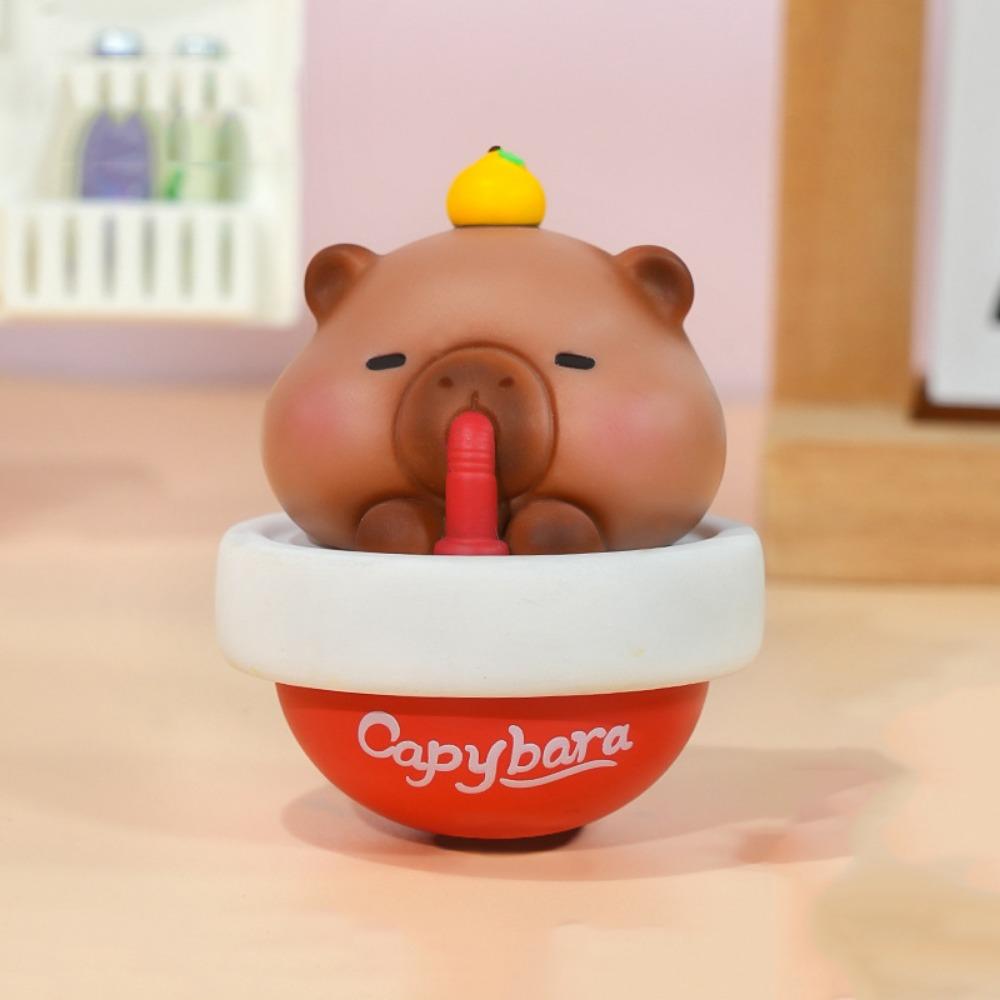 

Панда Лягушка Фигурка Украшение Модель Пить Напитки Кукла Орнамент Украшение Style 1