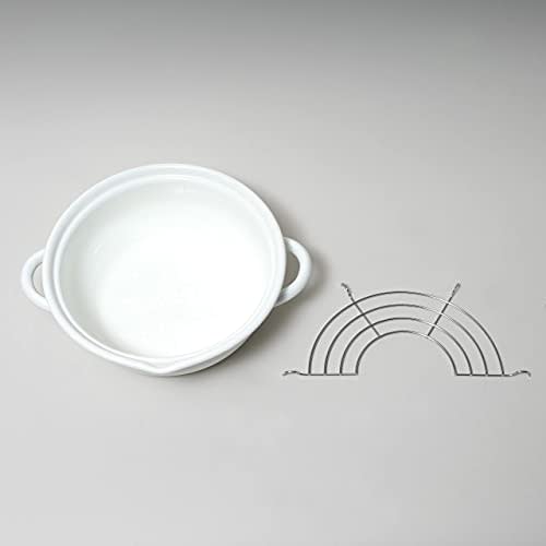 Pearl Metal 20cm Enamel Bran Kitchen Tempura Pan HB-3677