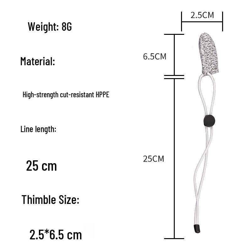 Anti-Slip Fishing Gloves with Cut Protection & Single Finger Cot for Long Casts
