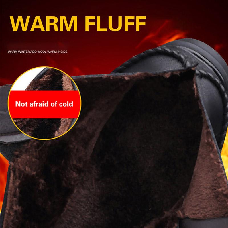 Winter Plüsch Lederschuhe Herren Halbschuhe Weiches Rindsleder Herren Freizeitschuhe Neue Herrenschuhe Schwarz Braun Slip-on Herrenschuhe