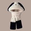 Plush hat three-piece scarf gloves integrated hat autumn and winter women's ear protection snow hat Pacha puppy cute