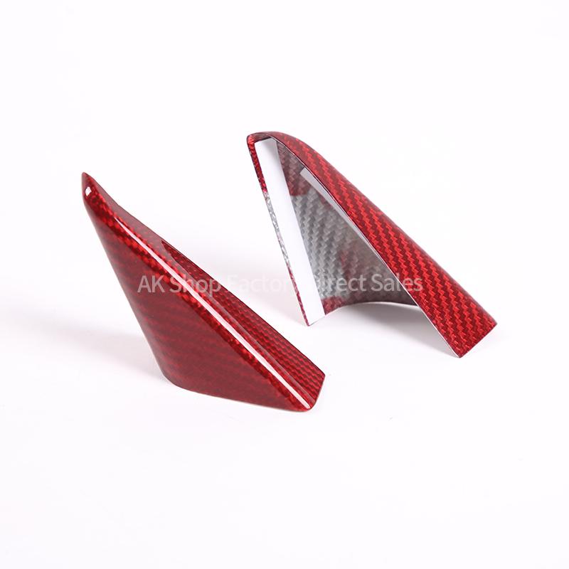 For Porsche 718/911 2012-2019 Inner A Pillar Triangle Decoration Frame Cover 100% Real Carbon Fiber Car Interior Accessories