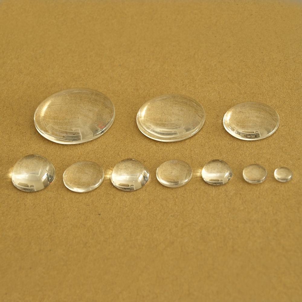 Diameter  6mm~40mm High power LED lens No Edge glass Plano convex lens Condenser  Stage lens