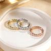 Luxurious European and American Trendy Full Diamond Ring for Women - Super Shiny Index Finger Jewelry