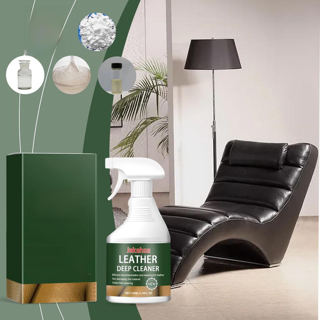 Leather Cleaner Conditioner for Sofa Furniture Care Professional Leather Restoration Polish Protection 100ml