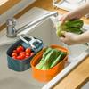 Draining Sink Strainer Basket Kitchen Garbage Filter Hanging Rack Storage