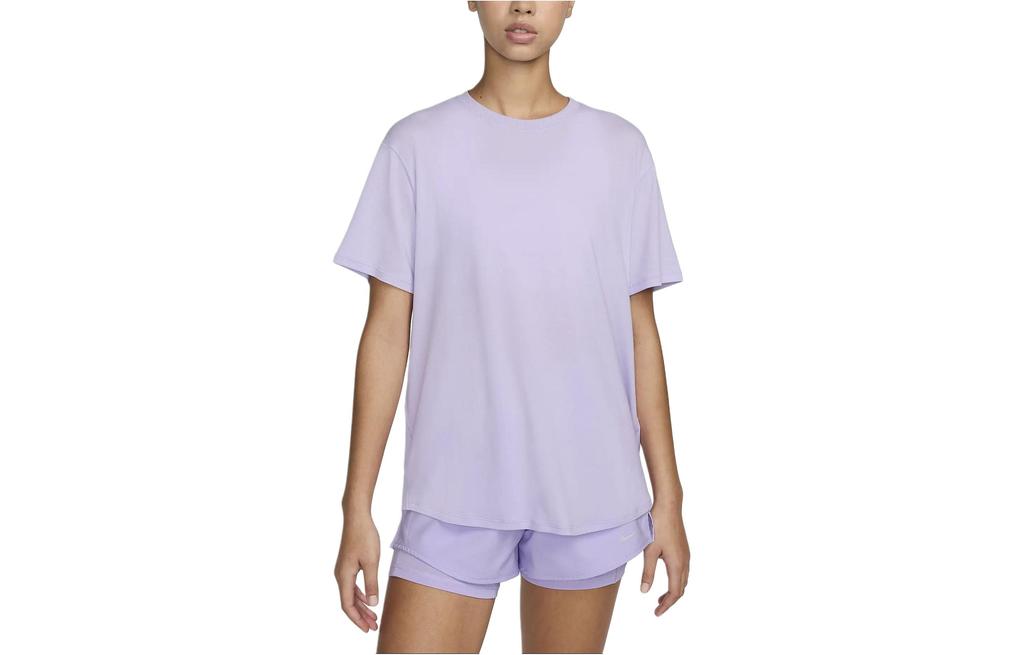 Nike Drop Shoulder Sleeve T Shirt Women's Purple FN2815-512