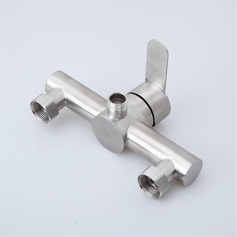 Wall Mounted Bath Mixer Tap Bathroom Bath Shower Single Lever Mixer Tap Single Handle Faucet for Cold and Hot Water