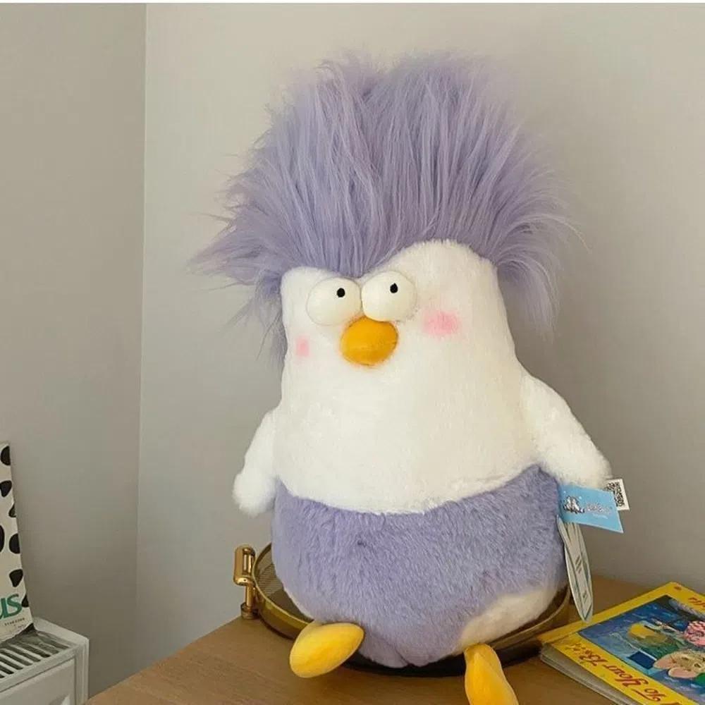 New Cartoon Chicken Plush Toys Kawaii Afro Head Anime Chicken Doll Home Decoration Animal Pillow Birthday Gifts