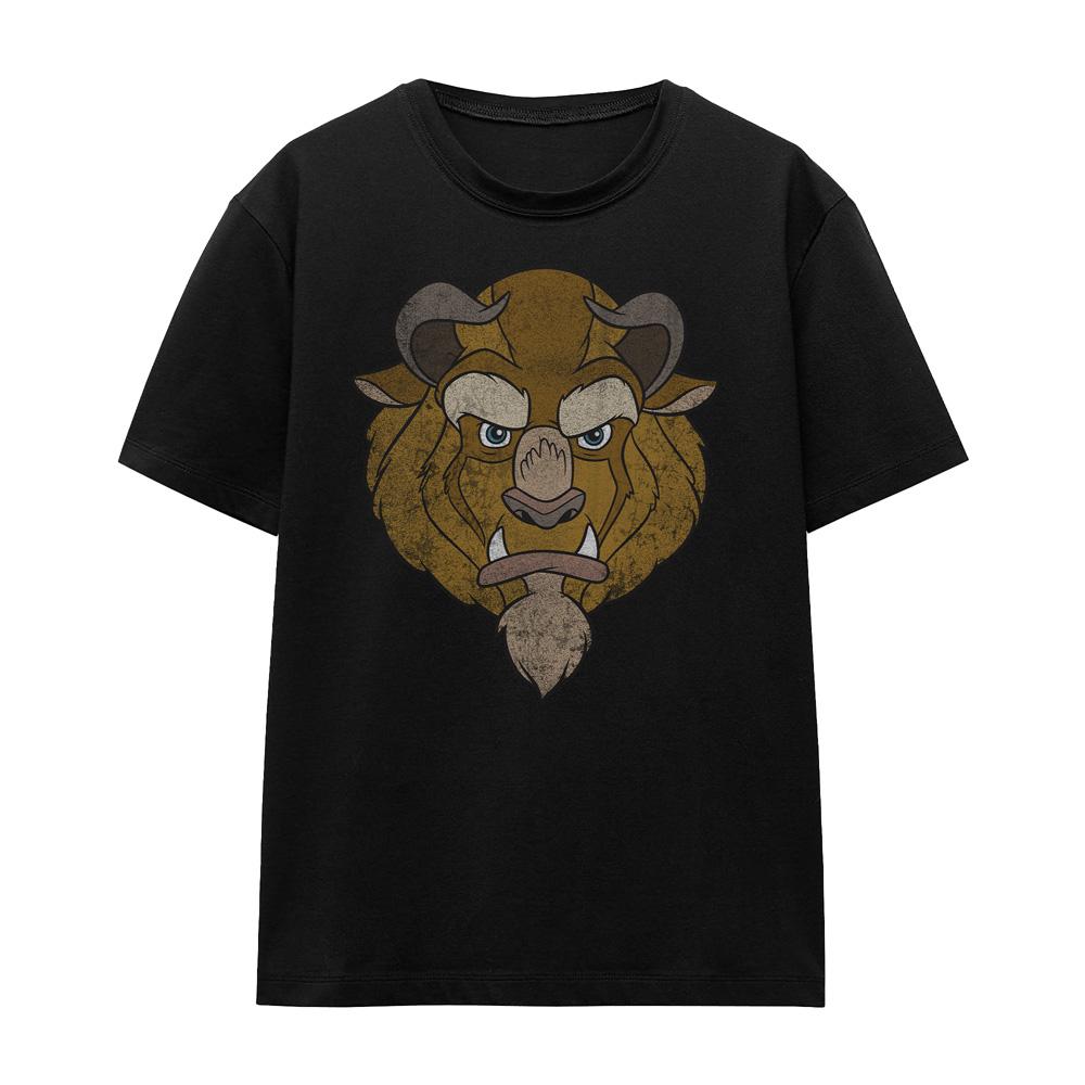 Beauty And The Beast Unisex Adult Beast Head T-Shirt
