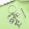 Retro Alloy Denim Boots Keychains & Charms: Unique Women's Accessories