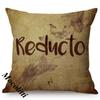 Vintage Classic Quotes Letter Art Print Sofa Throw Pillow Case Cotton Linen Home Decorative Square Chair Cushion Cover Cojines