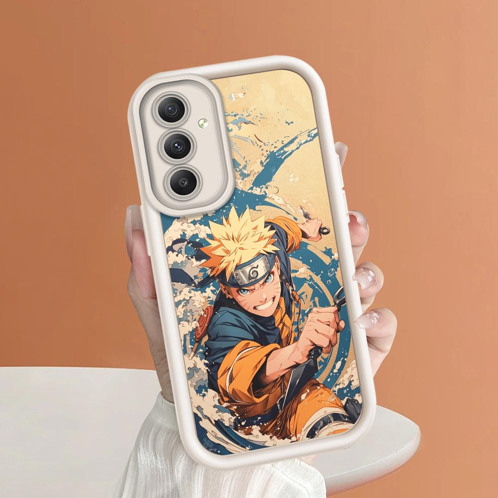 Weiches Silikon-Telefongehäuse mit quadratischem Leiterdruckmuster, vollständige Abdeckung, Kamera, stoßfestes Schutzgummigehäuse für Samsung