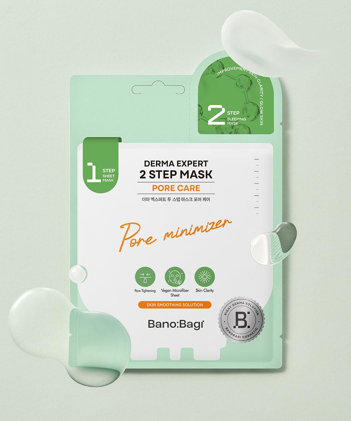 Derma Expert Two-Step Mask Pore Care (7 Sheets)