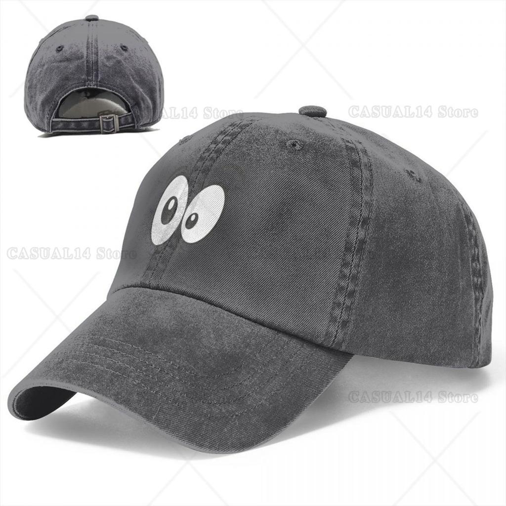 Cute Sighting Eyes Casual Stylish A Baseball Cap Hats for Men Women Denim Cap One Size