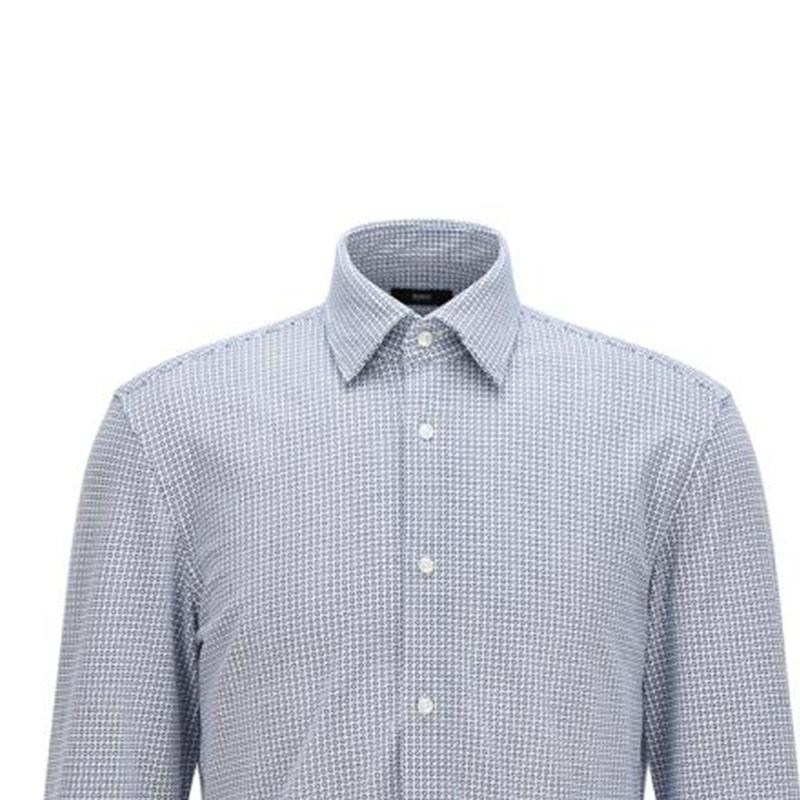 Hugo Boss Shirts Men's White Lapel Moderate Other 50461166-121
