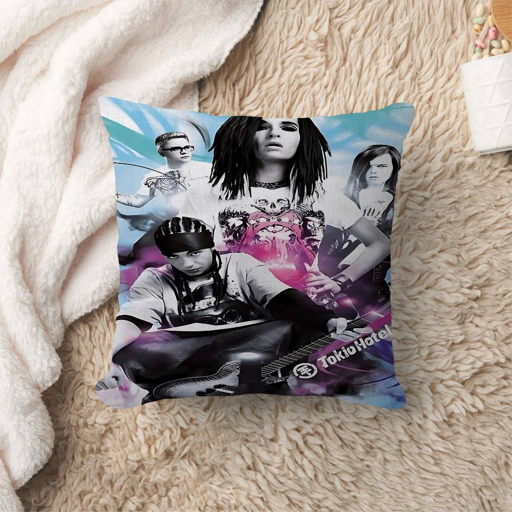 Singer T-Tokio H-Hotel Pillow Gifts Home Office Furnishings Bedroom Sofa Car Cushion Cover Case 45x45cm