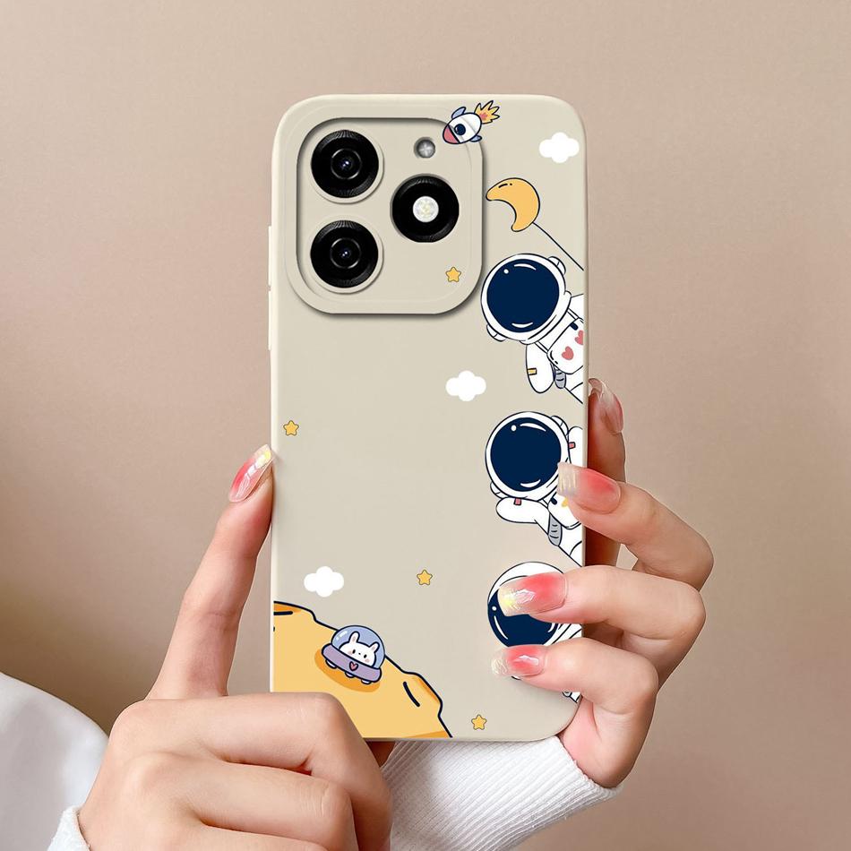 Dinosaur Case For infinix Smart 8 Pro Plus Soft Back Cover Comfortable Liquid Silicone High Quality Phone Housing For Smart8 HD