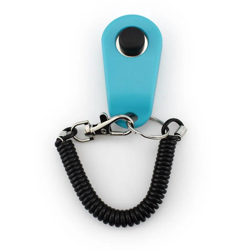 Clicker de entrenamiento para perros y gatos con correa de muñeca. Suministros de entrenamiento para perros y gatos. Clicker de entrenamiento para perros. Suministros para entrenamiento de perros. azul