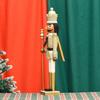 23.62In Stylish Nutcrackers Soldier Wood Christmas Nutcrackers Soldier Ornament for Holiday Party and Homes Display