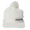 Golf 2WAY Knit Cap with Brim Fleece FR [New Balance] Women's (Back side specification/Removable visor) / 012-3287515 030_White