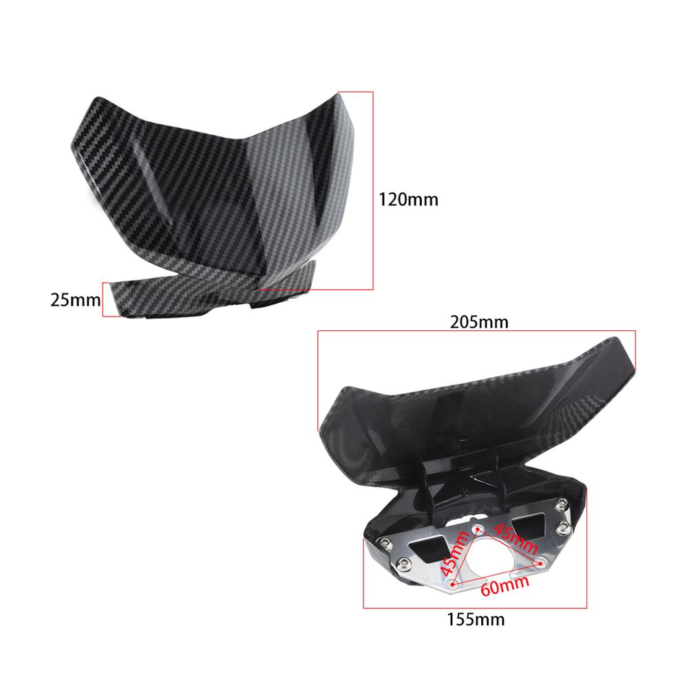 Motorcycle Front Windshield Dashboard Cover Waterproof Fairing Modified Accessory for NIU U+B/UQI+/N1S/NQI