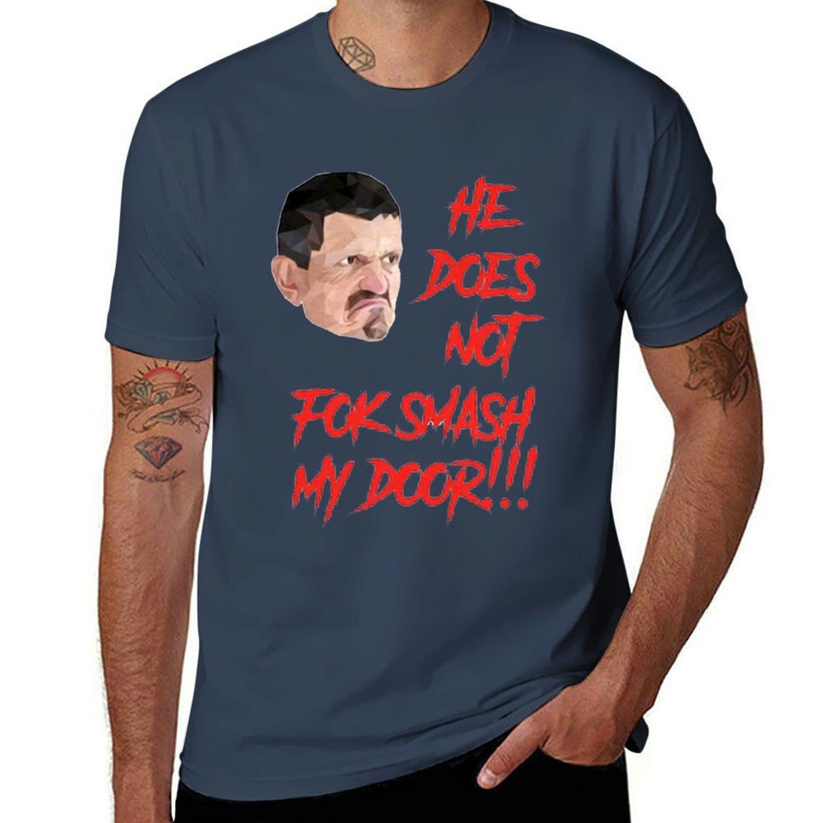 Guenther Steiner Tshirt Fashion Pattern Printed Tee Shirt S