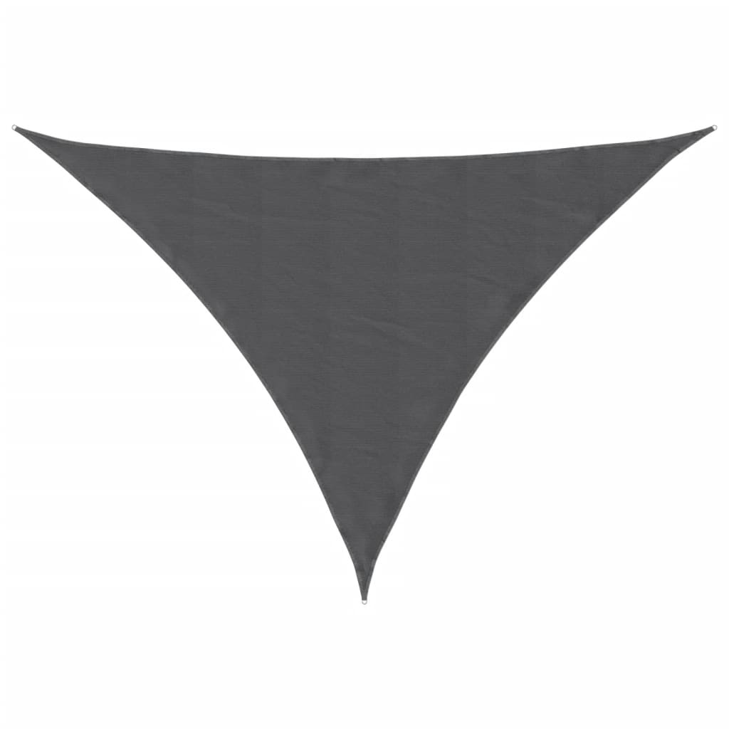 vidaXL Sonnensegel Oxford-Gewebe Dreieckig 3,5x3,5x4,9 m Anthrazit