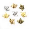 30pcs Bee Charms 20x16mm Tibetan Silver Plated Bronze Gold Pendants Antique Jewelry Making DIY Handmade Craft