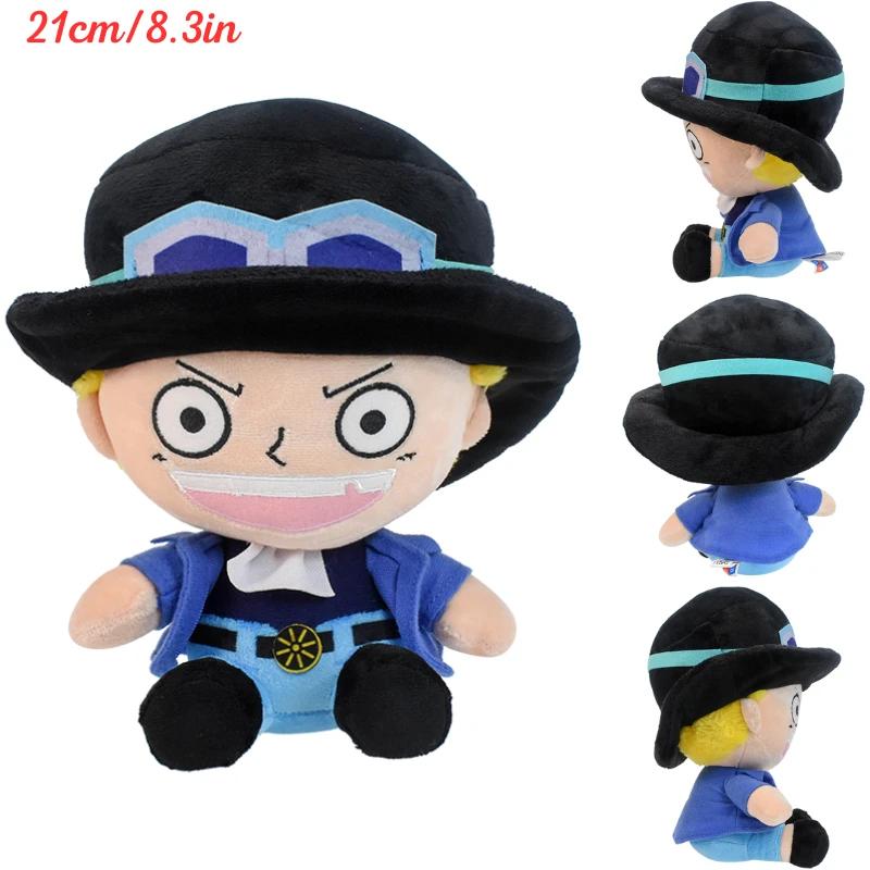 Kawaii One Piece Monkey D Luffy Tony Tony Chopper Soft Plush Toys Roronoa Zoro Karoo Sabo Gum-Gum Fruit Cute Peluche Dolls Gifts