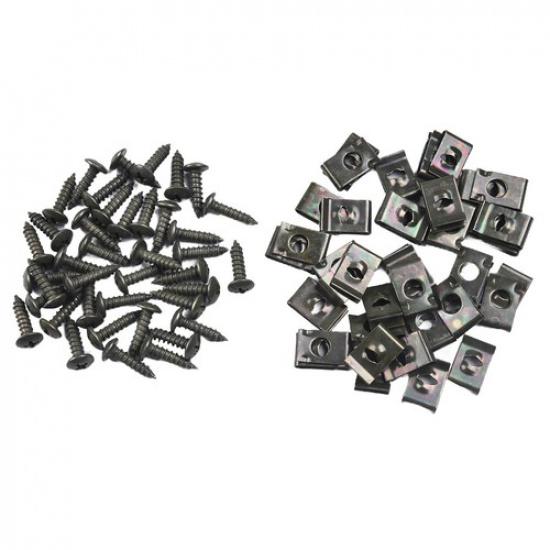 Reliable Fasteners for Automotive Modifications U Shaped Clips and Screws