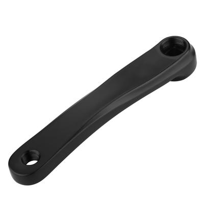 Braço de Pedivela Esquerdo Único de Liga de Alumínio para Bicicleta 170mm Substituição (Buraco Quadrado Preto)