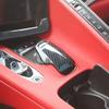 Carbon Fiber Style Gear Shift Knob Head Cover Trim For Chevrolet Corvette C8