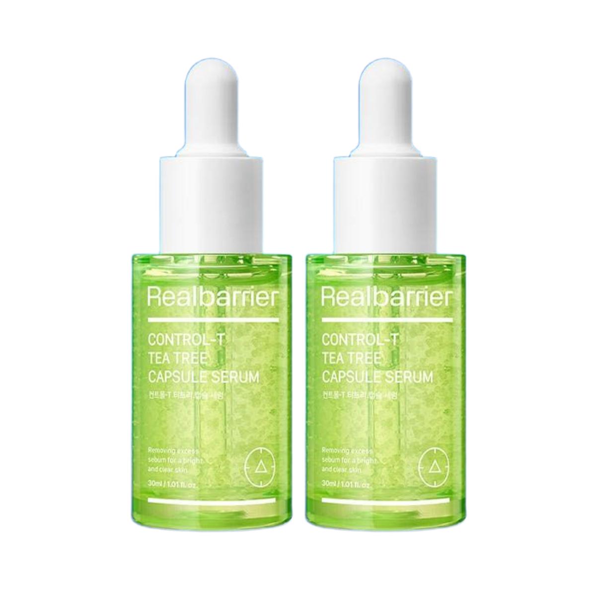 Real Barrier Control-T Tea Tree Capsule Serum Sebum Control & Soothing Double Pack (30ml x 2ea)