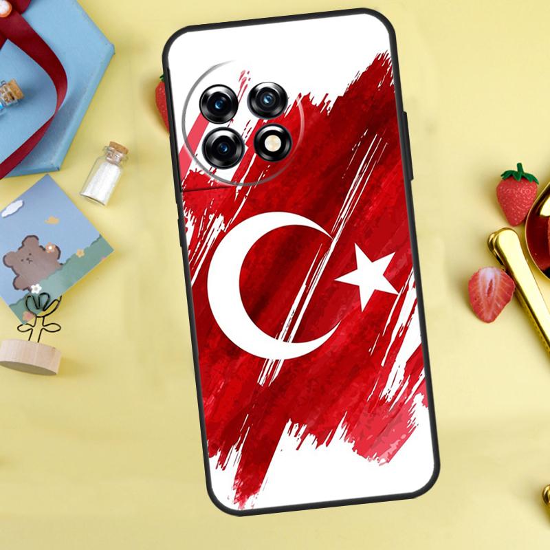 Turkey Flag Case For OnePlus 10 Pro 8 9 11 Ace 8T 9R 10R 10T OnePlus Nord CE 2 3 Lite 2T N10 N20 Cover