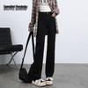 Beautiful Wardrobe Women's Slim Straight High-Waist Jeans