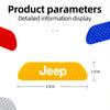 4Pcs Car Door Reflective Stickers Safety Warning Mark For Jeep Wrangler Rubicon Renegade Compass Grand Cherokee Patriot Liberty
