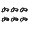 120 Pcs Black/ White Christmas Light Clips Plastic Waterproof Roof Christmas Light Clips Reusable 2.3 X 1.6cm