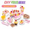 Cecile Fruit Diy Cake Toy Music Electric, Birthday Gift Simulation Play House Kitchen Girl Toy