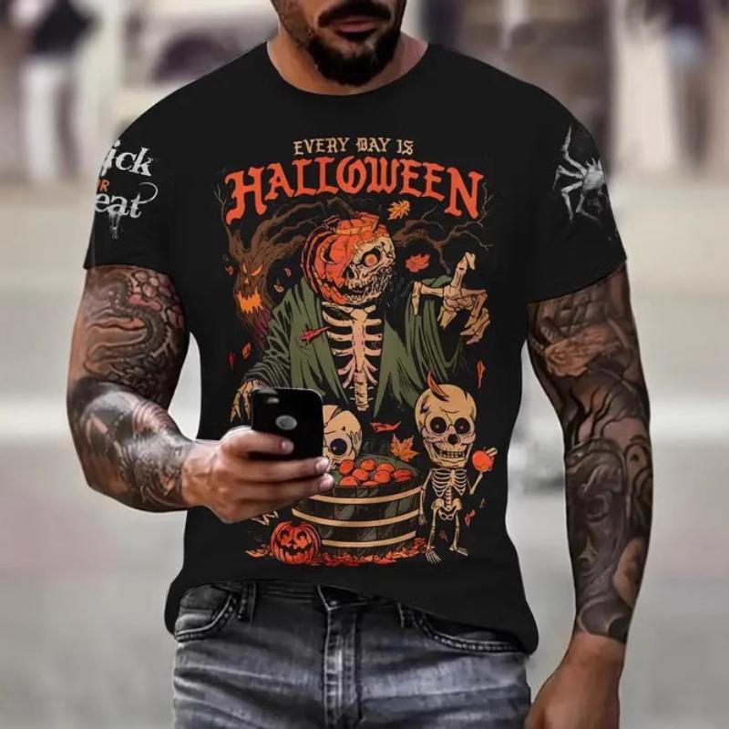 Casual Versatile Top Fashionable Simple Men s Short Sleeves T-Shirts Men’s S