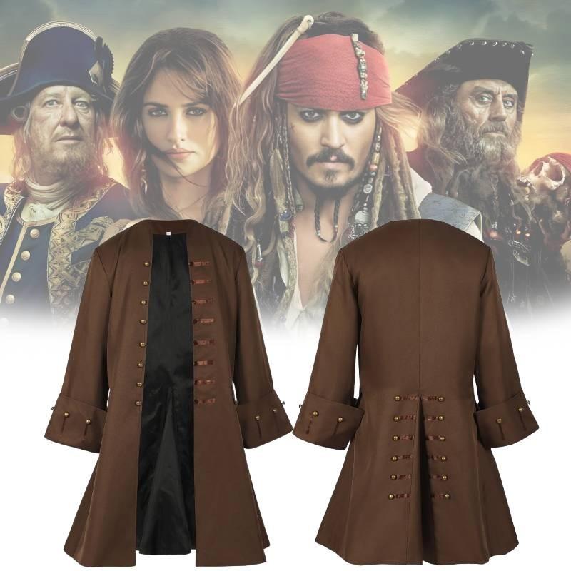 Elegantes Pirates of the Caribbean Piratenkostüm für Erwachsene mit einzigartigem Renaissance-Design