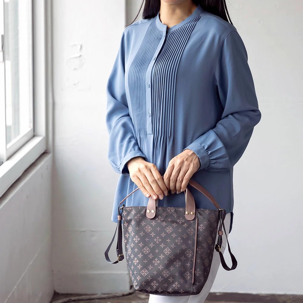 JAL Original Double Face Tasche Umhängetasche Damen Pochette Tasche [Rostbraun] Damen