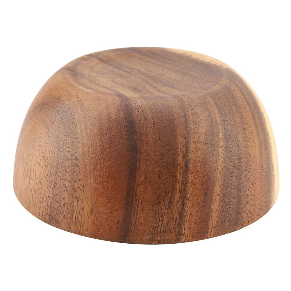 Wooden Salad Bowl Solid Acacia Wood Bowls for Salad Soup Rice Home Kitchen Utensils